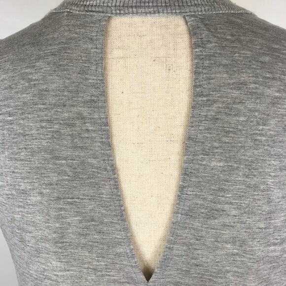 Zara Floral Keyhole Blouse Back Sleeveless Tunic Womens Sz Med Crewneck White - Picture 7 of 8